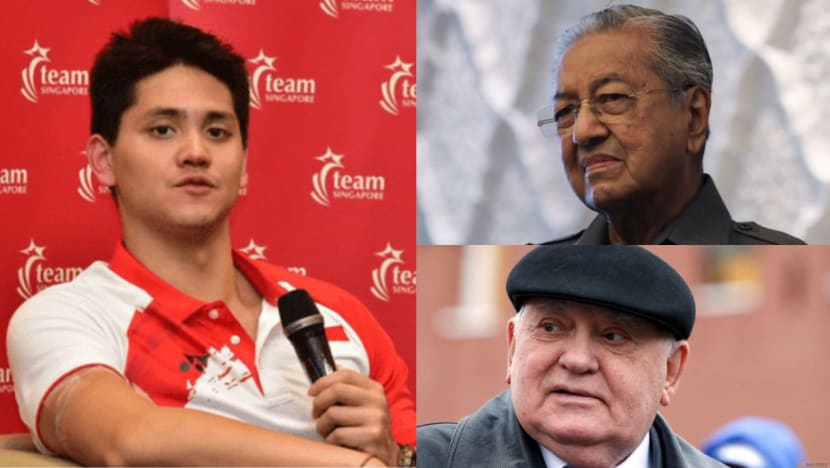 Daily round-up, Aug 31: Joseph Schooling sponsor Hugo Boss stands by him; Mahathir tests positive for COVID-19; Gorbachev dies at 91 Daily round-up, Aug 31: Joseph Schooling sponsor Hugo Boss stands by him; Mahathir tests positive for COVID-19; Gorbachev dies at 91