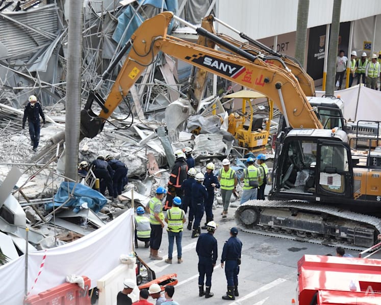 Worker found dead at site of collapsed Tanjong Pagar building structure after hours-long rescue effort 