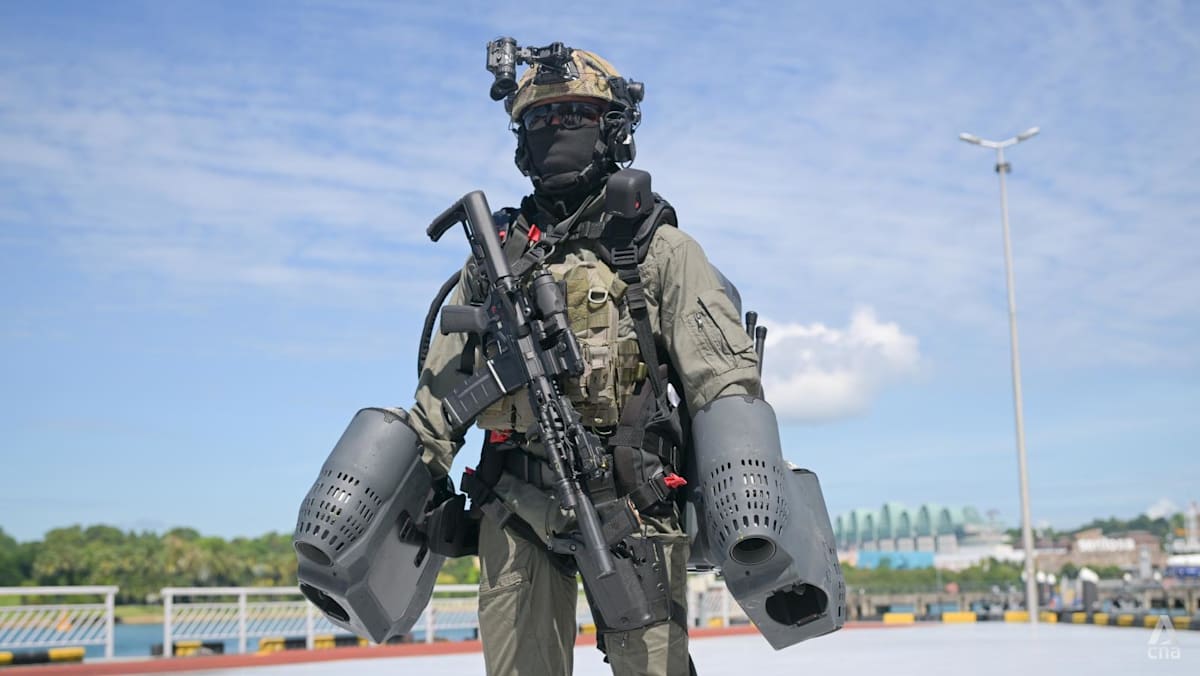 Jetpacks, weaponised drones: Singapore police trialling new tech to protect waterways