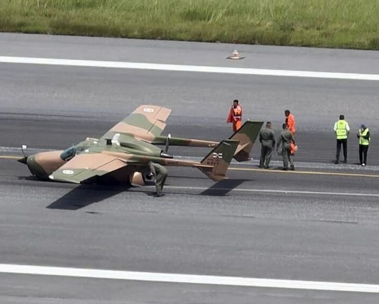 Phuket airport temporarily shuts runway after navy plane malfunction, dozens of flights affected