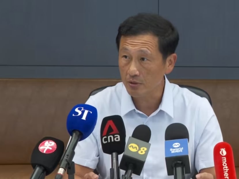 Health Minister Ong Ye Kung speaking at a press conference on mpox on Sept 4, 2024. Health Minister Ong Ye Kung speaking at a press conference on mpox on Sept 4, 2024.