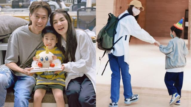 决定带着劲宝到处飞　Ella在儿子6岁生日这天“谢”个没完！