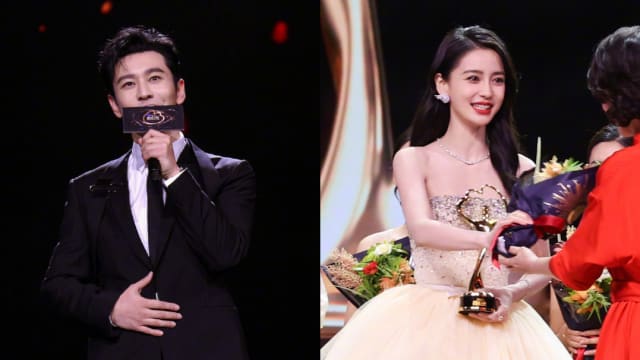 黄晓明、Angelababy离婚后首同场　尴尬画面曝光