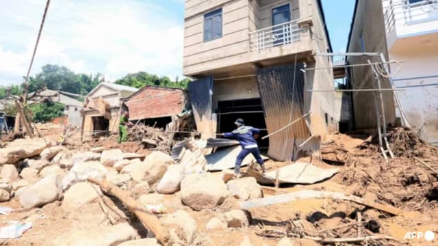 越南北部山区暴雨成灾 导致五人死亡一人失踪