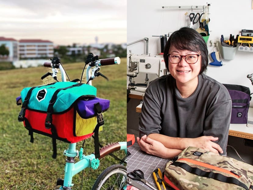 She went from taking photos of celebs like Tony Leung to making cycling accessories by hand She went from taking photos of celebs like Tony Leung to making cycling accessories by hand