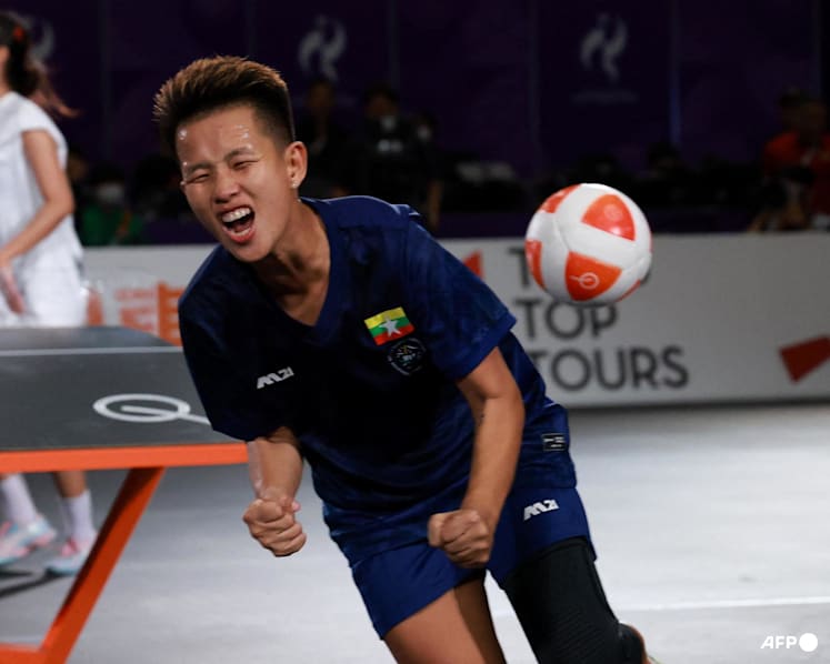 Myanmar win first Asian Games teqball gold as Spain great Puyol watches