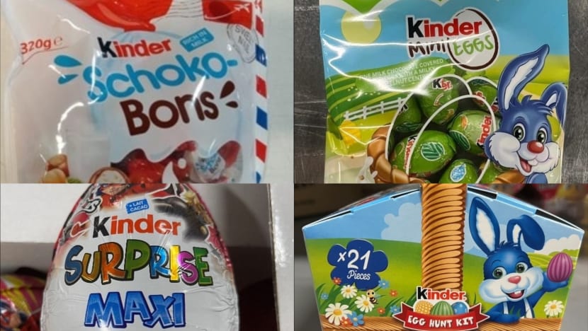 SFA recalls 4 more Kinder chocolate products over contamination concerns
