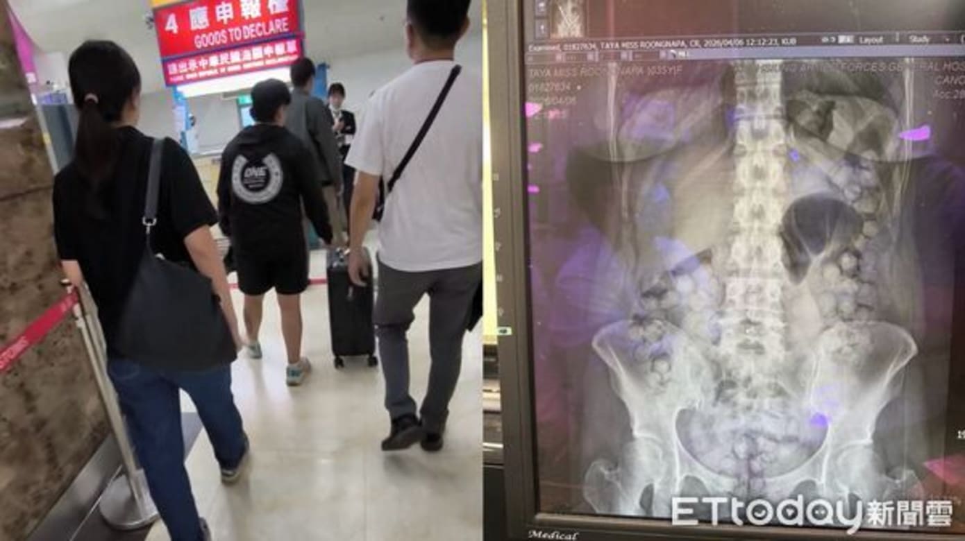 吞72颗海洛因胶囊图闯关 泰拳女教练高雄机场落网