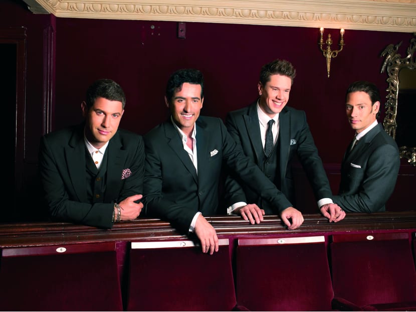 (From left) Sebastian Izambard, Carlos Marin, David Miller and Urs Buhler of Il Divo. Photo: Hype