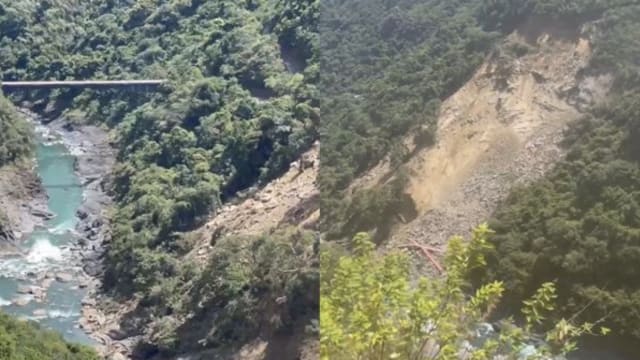 台湾山区突发土崩 道路中断逾300人受困