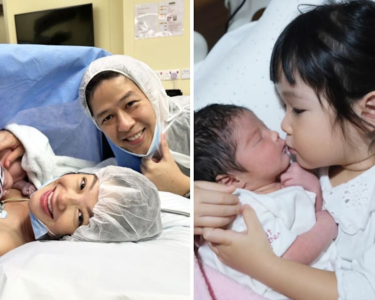 Sheila Sim Felt "Guilty" After Giving Birth To Her 2nd Daughter 'Cos She Didn't Anticipate Her Arrival As Much As Her First