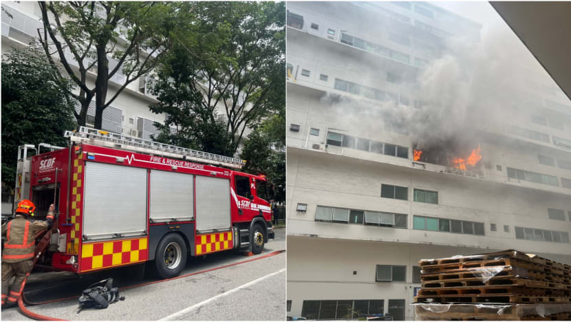 2 die from injuries after fire breaks out at Kaki Bukit industrial building 2 die from injuries after fire breaks out at Kaki Bukit industrial building