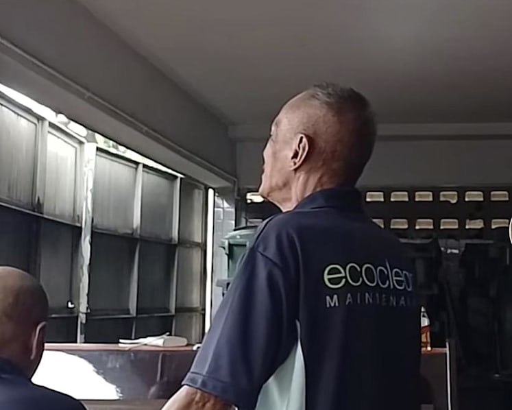 Video of 2 cleaners performing rock song at a bin centre in Singapore draws praise from viewers