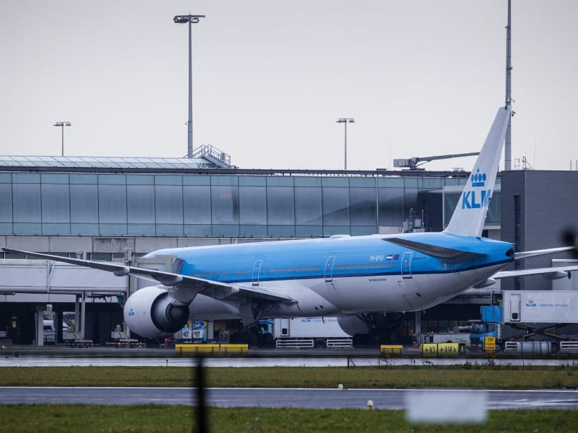 Dutch health authorities said that 61 passengers who arrived on two flights at Amsterdam's Schiphol Airport (pictured) on Nov 26 had tested positive for the coronavirus, 13 of them with the new Omicron variant. The positive cases were quarantined in a hotel near Amsterdam's Schiphol Airport. Dutch health authorities said that 61 passengers who arrived on two flights at Amsterdam's Schiphol Airport (pictured) on Nov 26 had tested positive for the coronavirus, 13 of them with the new Omicron variant. The positive cases were quarantined in a hotel near Amsterdam's Schiphol Airport.