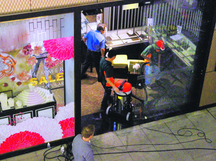 The incident resulted in a three-hour clean-up operation. Photo: Ernest Chua