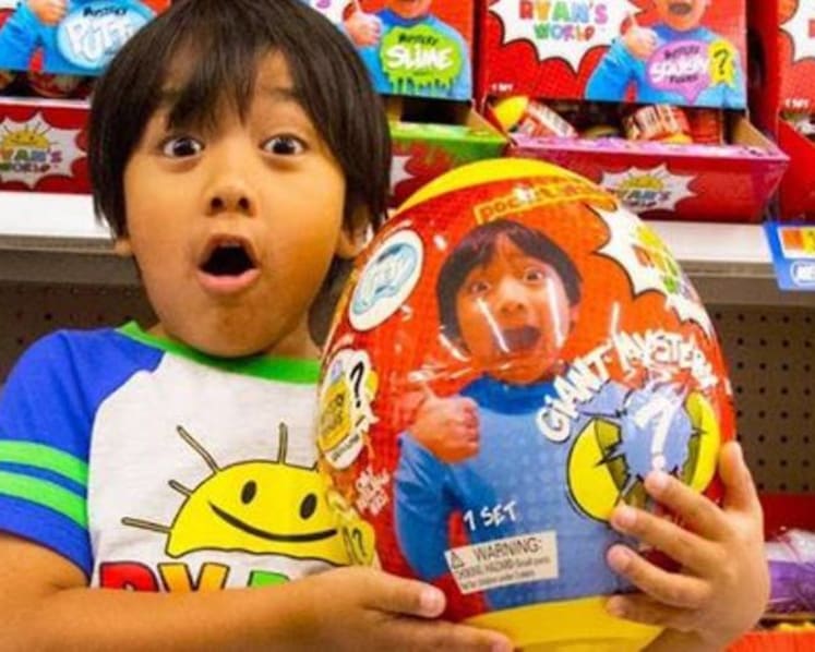 This 7-year-old boy makes S$30 million a year reviewing toys on YouTube