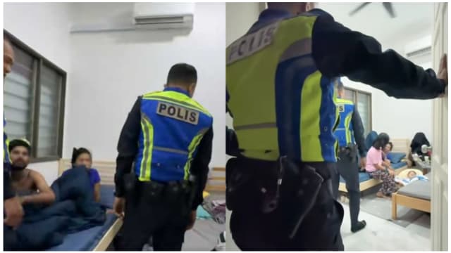 马国两女佣偷带男人回家胡搞 小主人就睡在中间