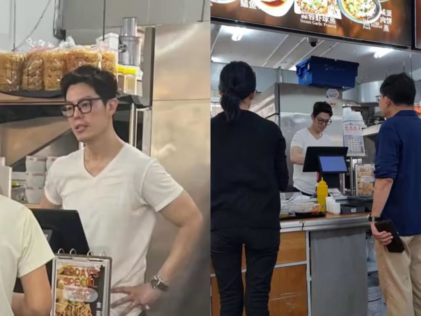 Actor Zhang Yaodong spotted serving diners at his Tampines zi char stall after staff resigns