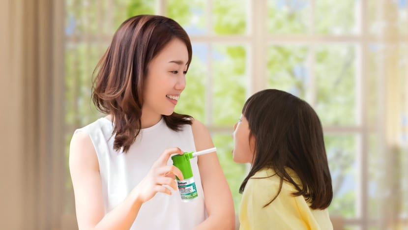 Ease your child’s discomfort: Spray away the pain of sore throats
