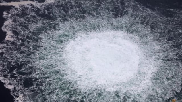 北溪管道出现第四个泄漏点