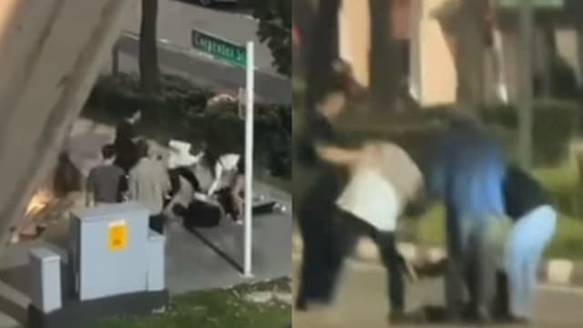 克拉码头凌晨疑发生殴打事件 男子遭拳打脚踢