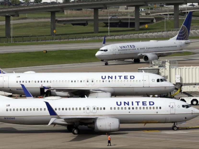United Airlines planes are seen on the tarmac at an airport in the US. AP file photo