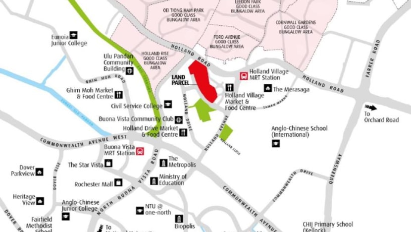 URA launches four sites for sale, including Holland Road parcel