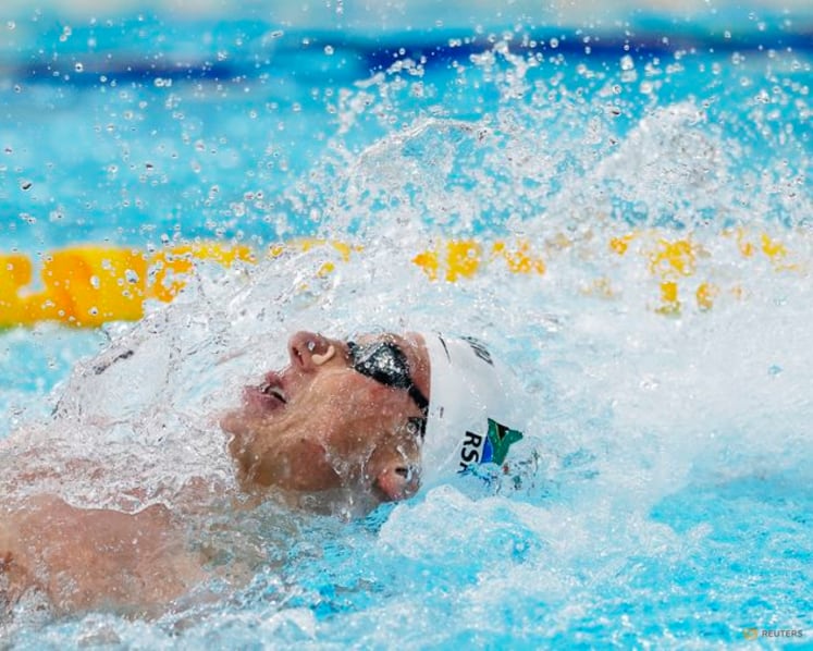 South Africa's Coetze breaks men's 50m backstroke short-course world record