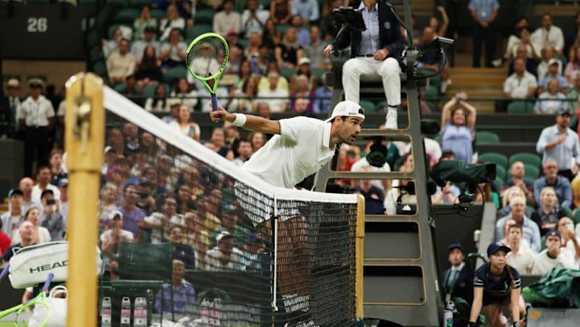 Wawrinka bows out of final Wimbledon after loss to Berrettini