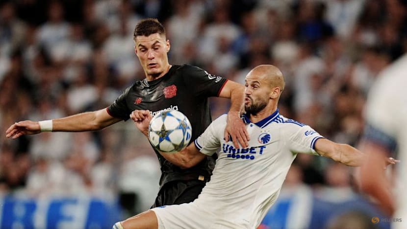 Late own goal rescues Leverkusen in 2-2 draw at Copenhagen