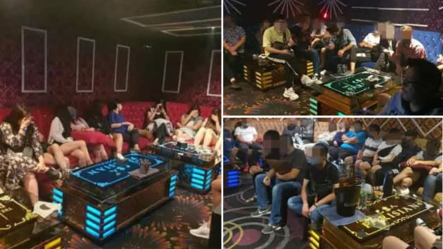 隆无牌夜总会请越南女陪坐 狮城客等70人捧场遇警查