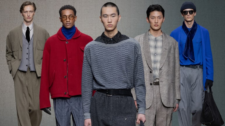Let it drape: Good riddance to skinny menswear