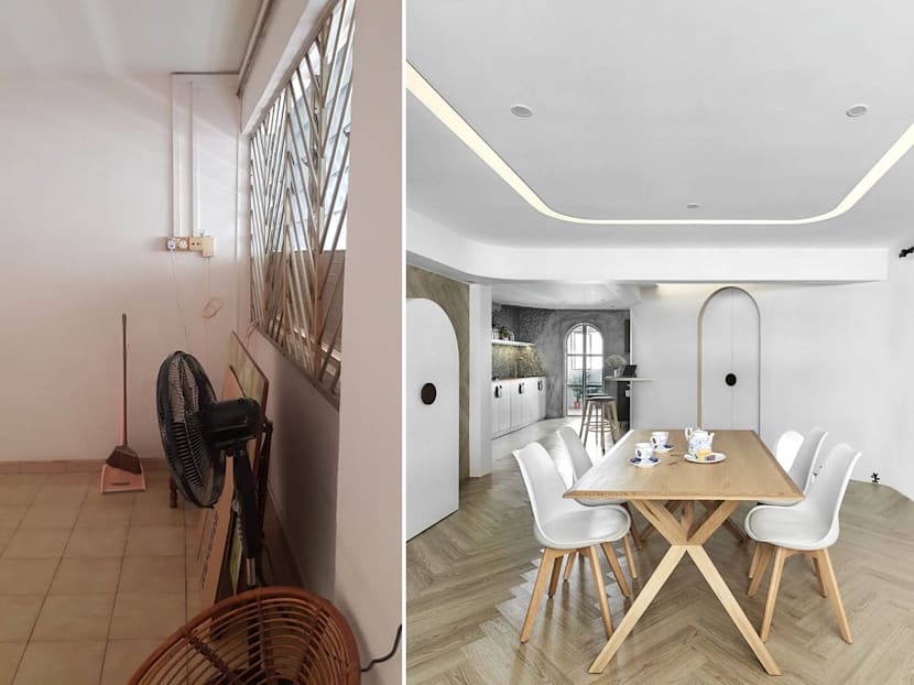 Before & After: A $90k Reno Transforms 30-Year-Old HDB Flat Into Mickey Mouse Haven