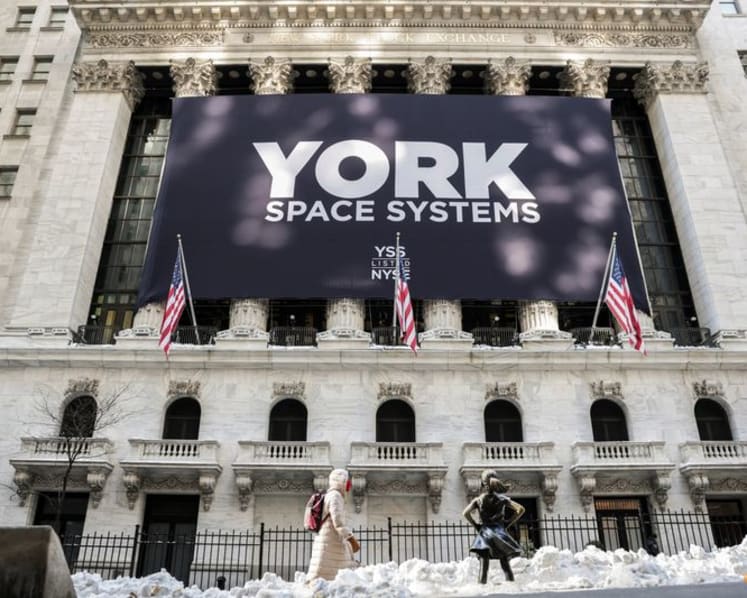York Space valued at $4.75 billion in NYSE debut on Pentagon spending bets