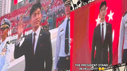 “More Handsome Than K-pop Dudes”: President’s Stand-In At NDP Rehearsal Has SG TikTok Gushing Over Him