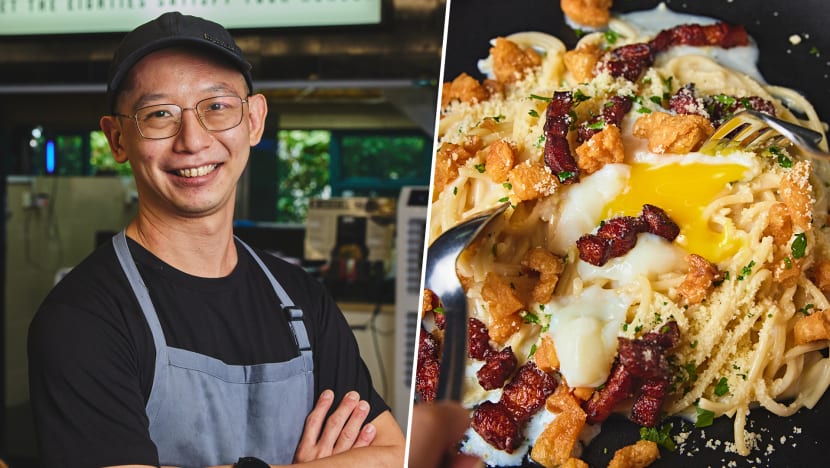 Ex-Cicheti Chef Serves $7.80 Spaghetti Carbonara With Crispy Pork Lard At Hip Hawker Stall In Bukit Merah