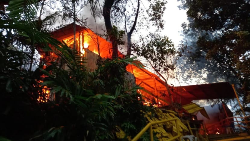 'I'm speechless': Caretaker emotional after fire rips through Kusu Island shrines 'I'm speechless': Caretaker emotional after fire rips through Kusu Island shrines