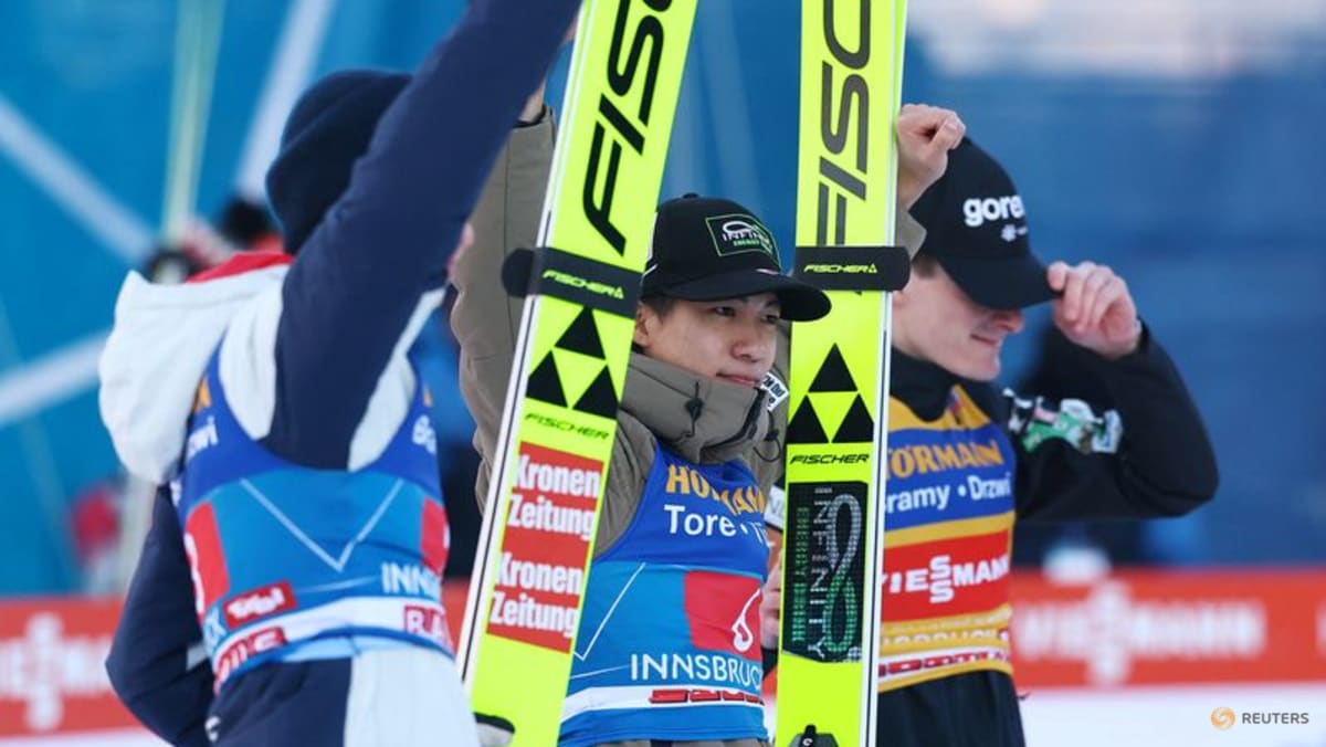 Ski Jumping-Japan's Nikaido beats Prevc to triumph in Innsbruck