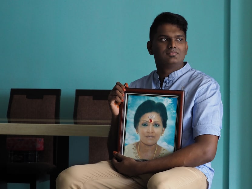 The author, seen here at home with a photo of his late mother, said he went through the most challenging period of his life during his university days not because of his studies, but because his mother’s health was deteriorating. The author, seen here at home with a photo of his late mother, said he went through the most challenging period of his life during his university days not because of his studies, but because his mother’s health was deteriorating.
