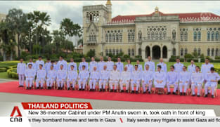Thailand's new Prime Minister Anutin Charnvirakul and his Cabinet sworn into office