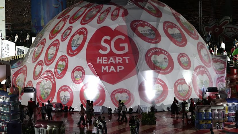 Colourful start to SG Heart Map Festival