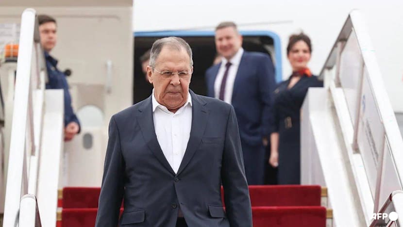 Russian Foreign Minister Sergei Lavrov visits China to discuss Middle East war