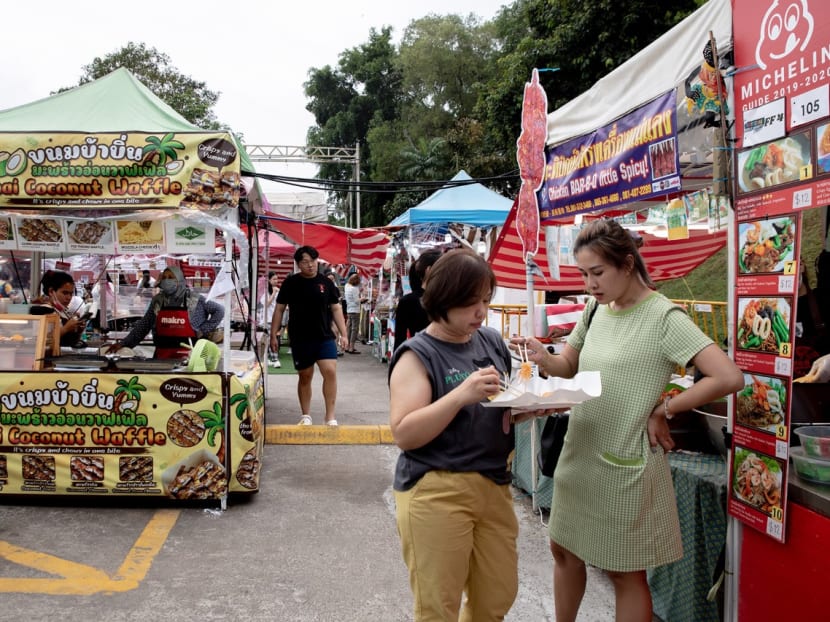 Chatuchak Night Market at The Grandstand on Turf Club Road, on March 14, 2023.