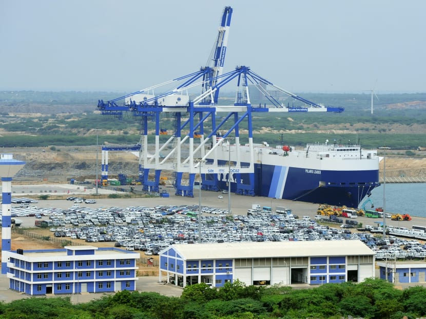 Struggling to pay its debt to Chinese firms, Sri Lanka formally handed over the strategic port of Hambantota to China on a 99-year lease last week, in a deal that government critics have said threatens the country’s sovereignty. Photo: AFP