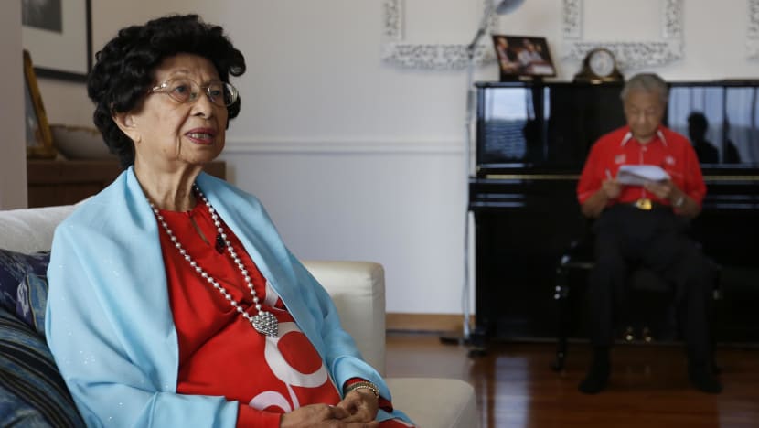 Mahathir's wife Siti Hasmah has mixed feelings about his return to politics, but will stand by her man