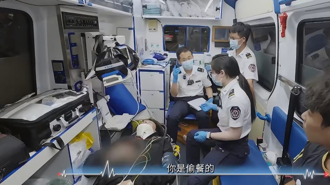 深圳送餐员车祸受伤 急救医生帮忙联系顾客反被疑诈骗