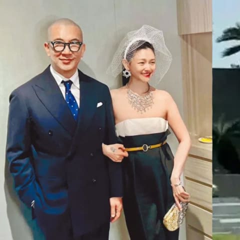 神秘男子雨夜守候大S墓地，身影引人落泪