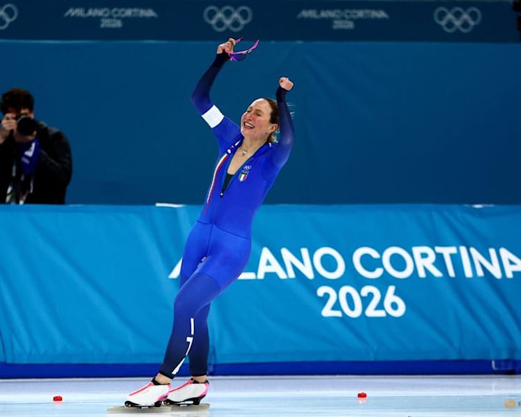 Speed skating-Italy's Lollobrigida seizes 5,000m title for second gold at Milano Cortina