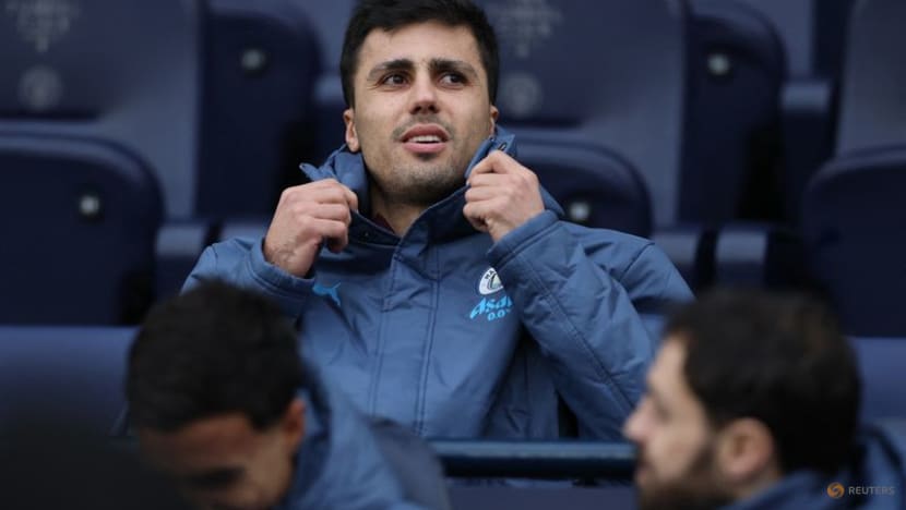 Manchester City's Rodri and Haaland back in training