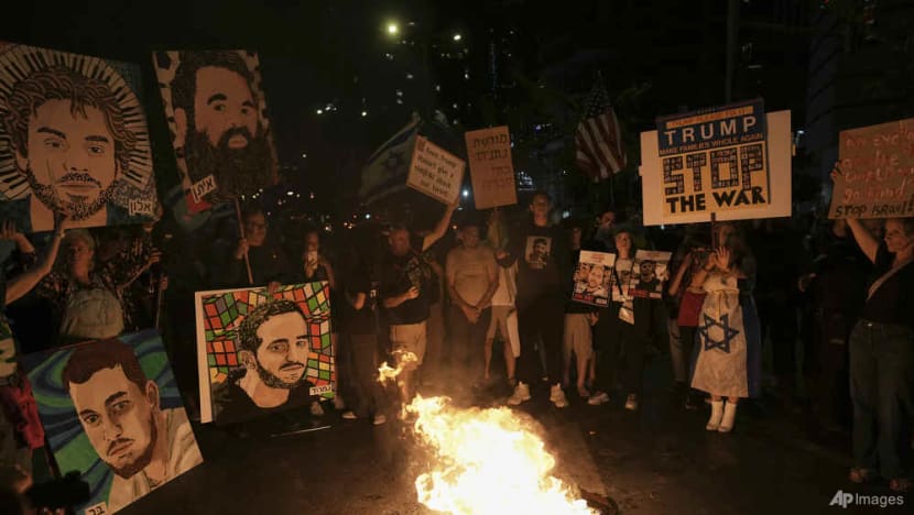 Hamas releases video of two Israeli hostages alive in Gaza Hamas releases video of two Israeli hostages alive in Gaza